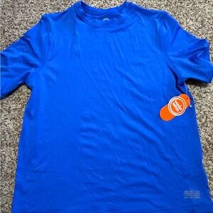 Wonder Nation Kids Blue Swim Rashguard Size 14/16